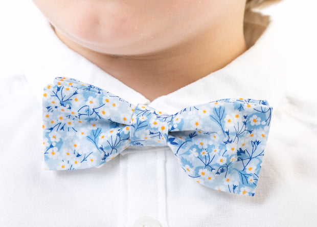 Boys Skinny Bow tie made with Liberty Print Fabric