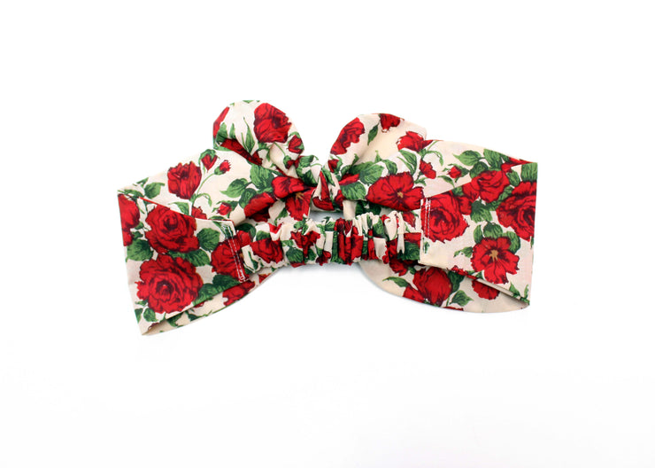 Girls Liberty Print Top Knot Headband - Wild Flowers