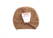 Merino Wool Baby Turban Bonnet