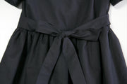 Black Cotton Gothic Sailor Dress - "Katherine"