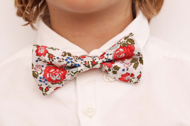 Daddy and Me Bow tie made with Liberty Print Fabric