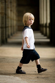traditional boys sailor suit navy page boy outfit