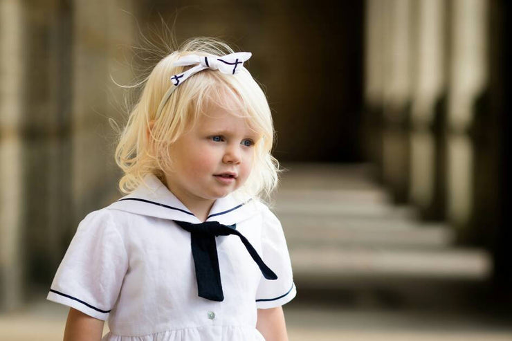 vintage toddler girls sailor dress