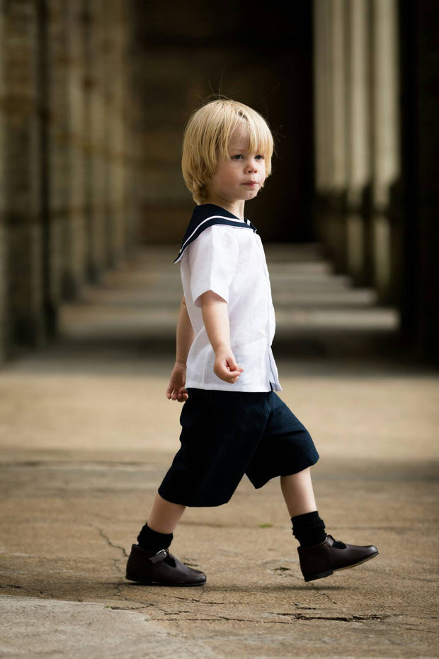 boys linen sailor suit page boy weddings